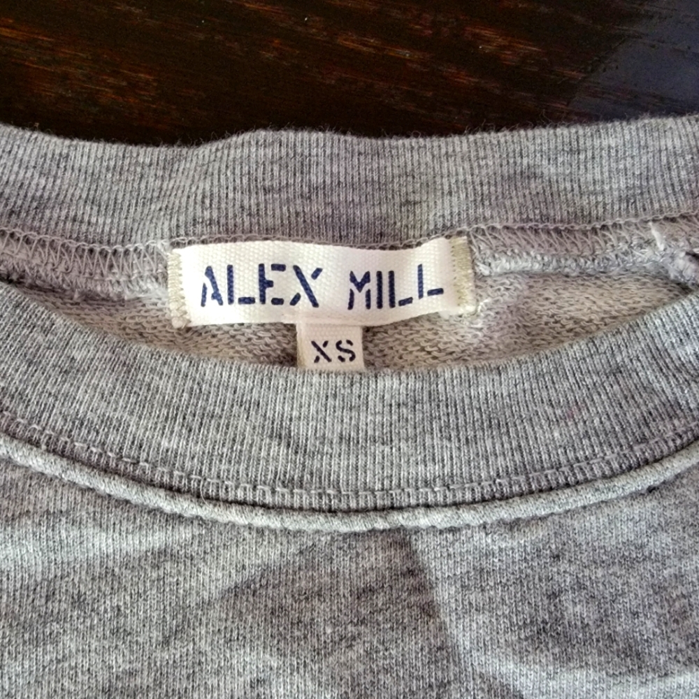 Alex Mill  Heather grey sweatshirt XS